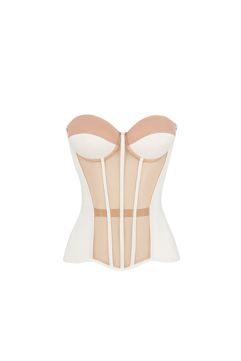 トップス andwang satin lingerie corset tops beige 14_8094fede-818d-4124-bb1d-