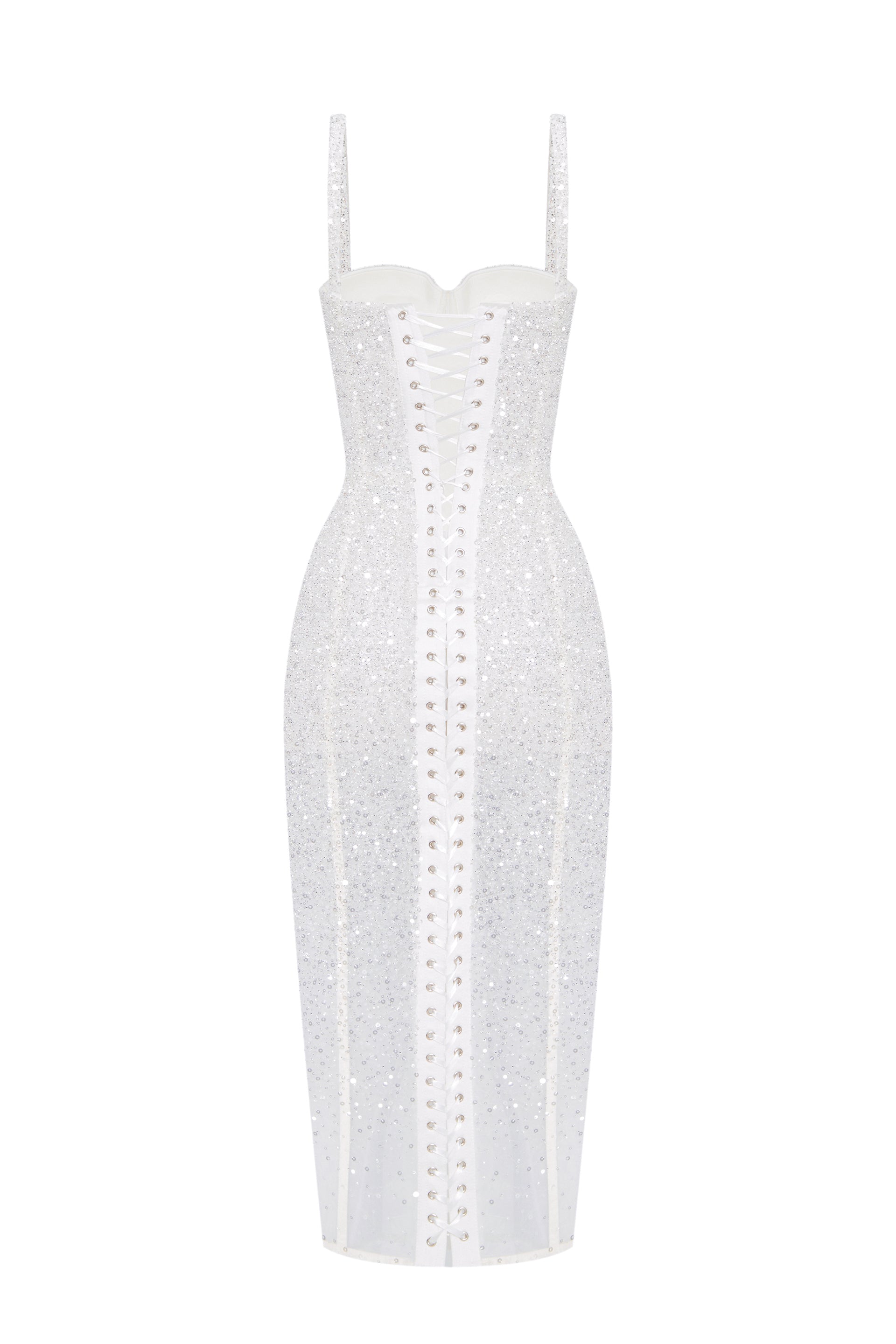 Need drop Statnaia & Solo White exclusive shiny dress