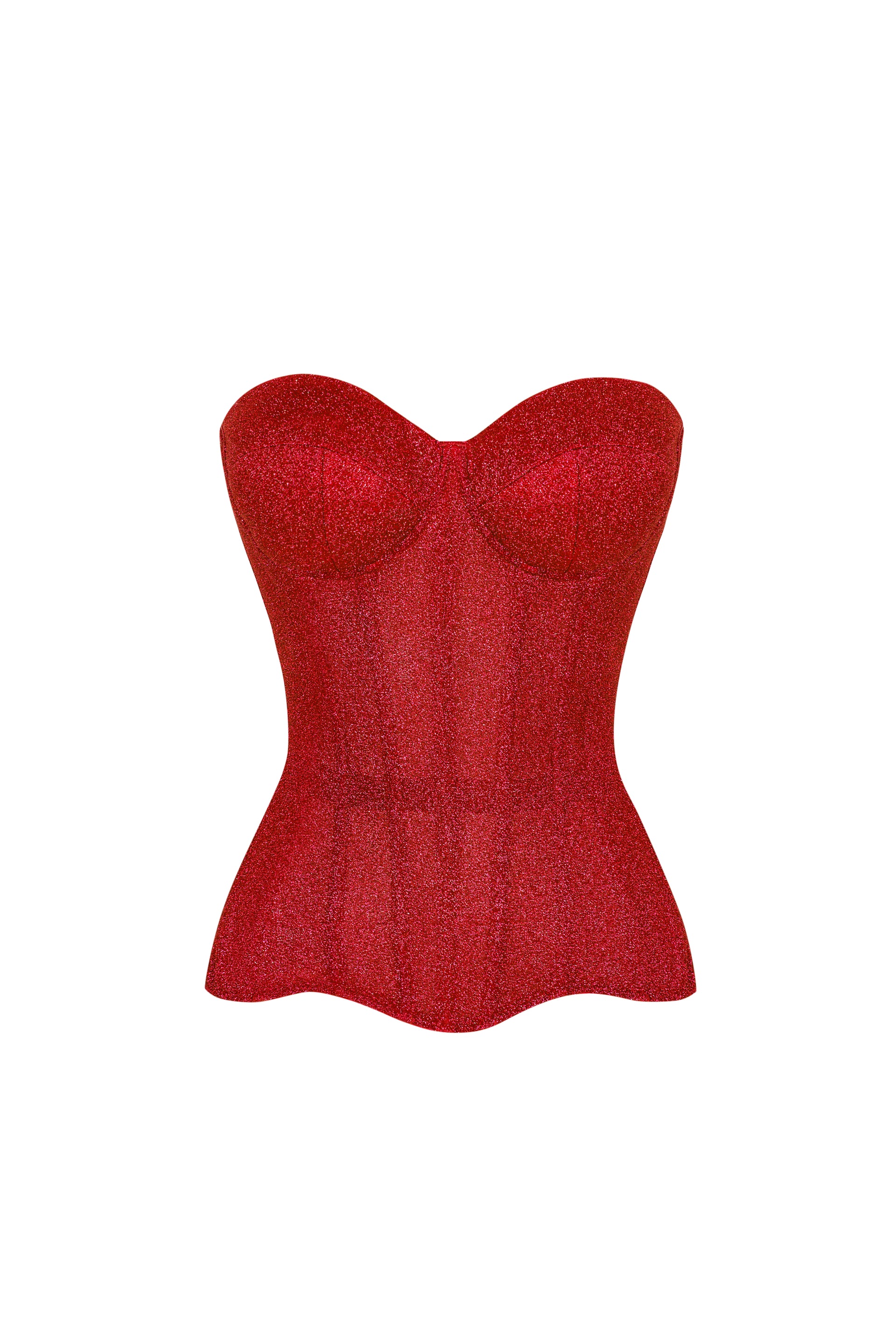Brilliance drop Red corset