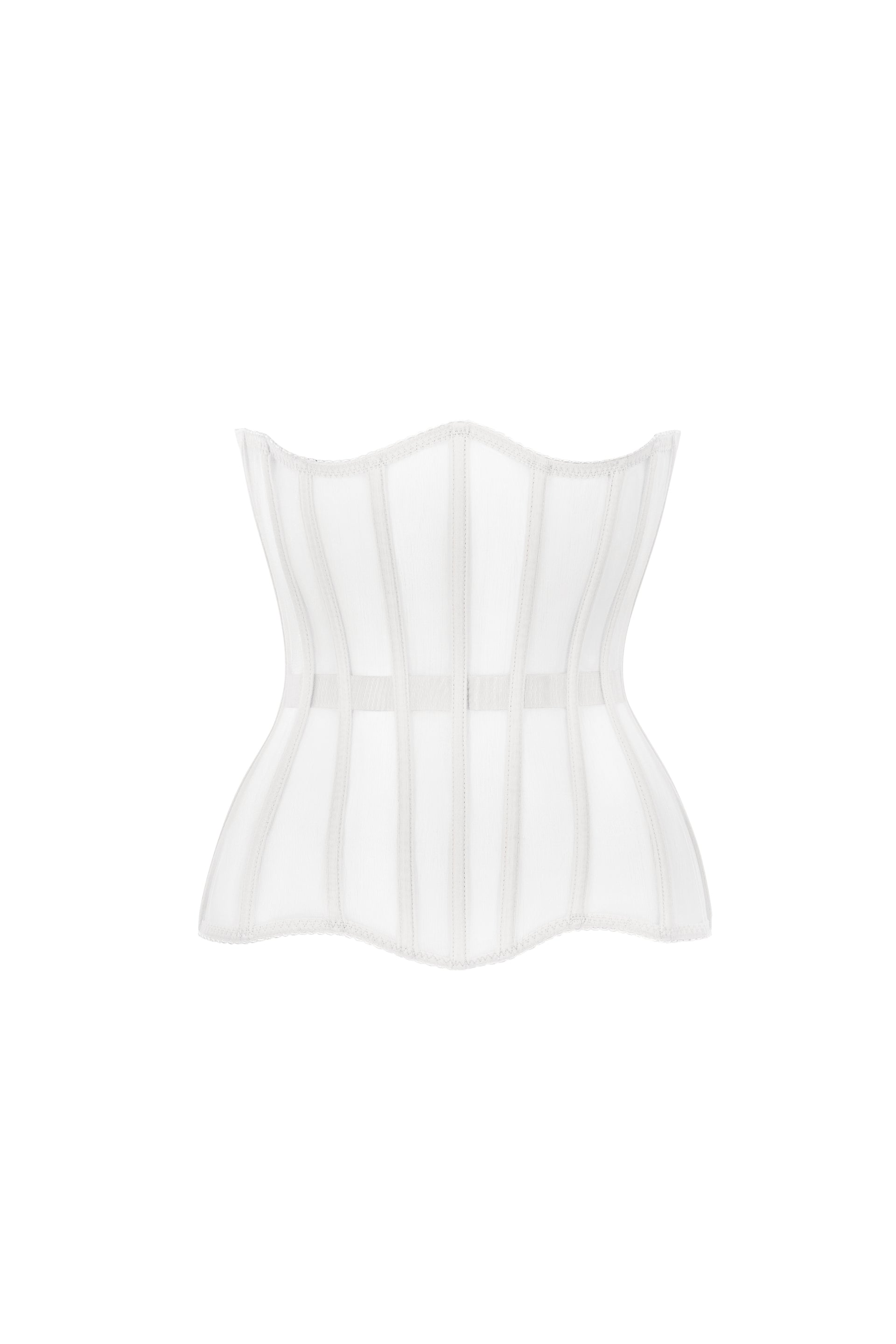 White corset without cups