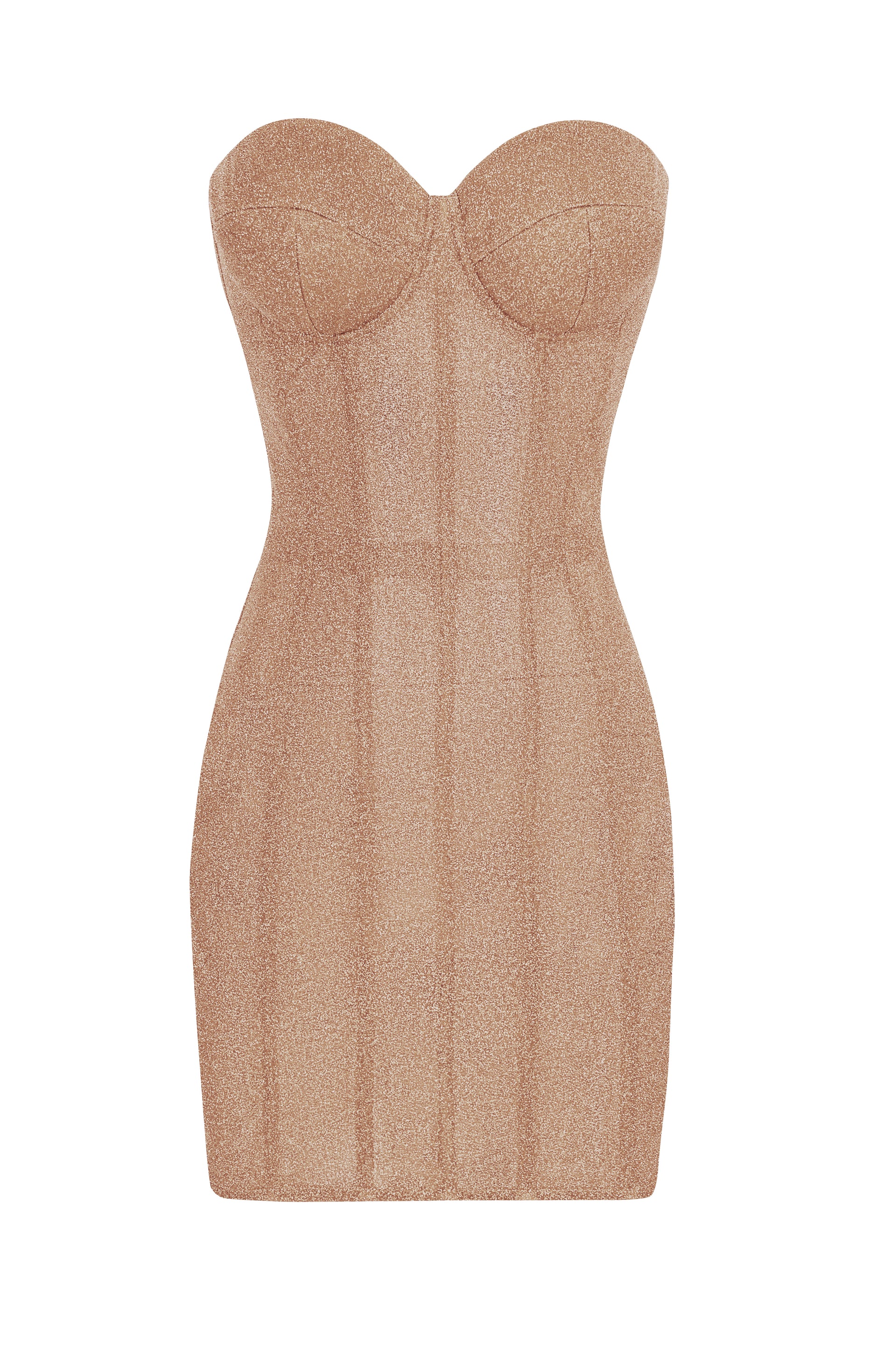 Brilliance drop Shiny bronze dress - STATNAIA Brilliance drop Shiny bronze dress - STATNAIA