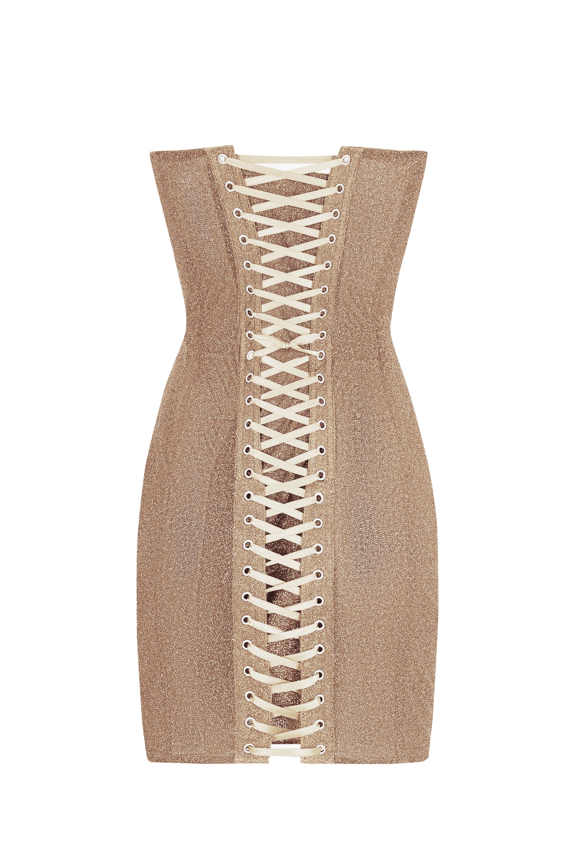Brilliance drop Shiny gold dress - STATNAIA Brilliance drop Shiny gold dress - STATNAIA