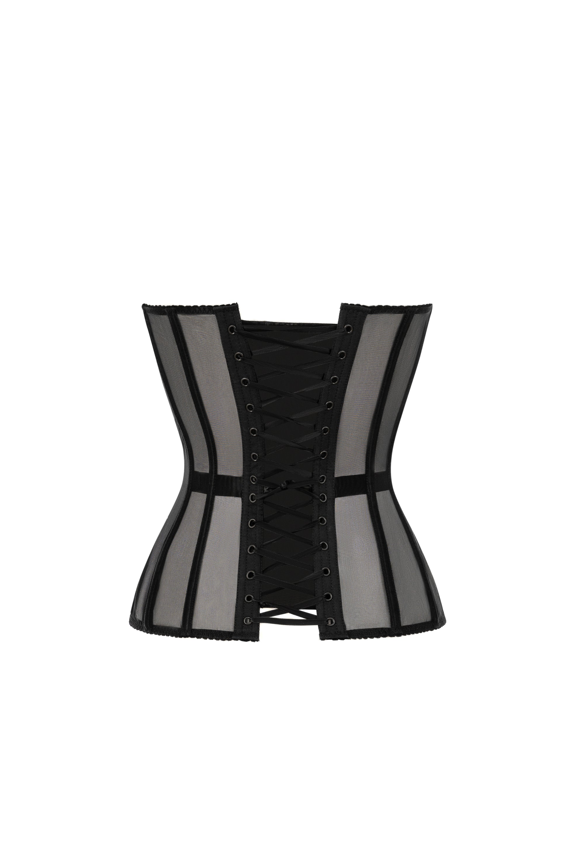 Black corset with cups